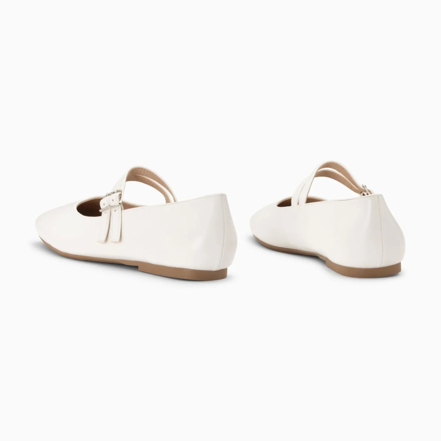 Vanessa Wu Mocassins, Derbies, Ballerines>Ballerines Luce Blanches A Doubles Brides