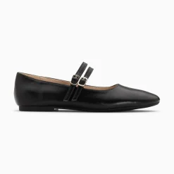 Vanessa Wu Mocassins, Derbies, Ballerines>Ballerines Luce Noires A Doubles Brides