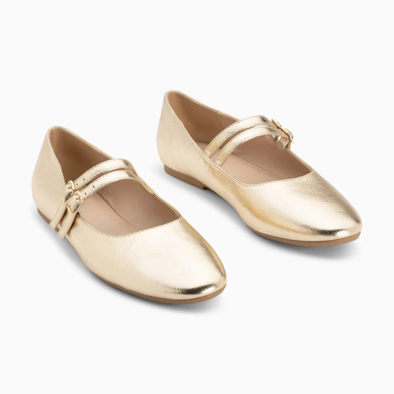 Vanessa Wu Mocassins, Derbies, Ballerines>Ballerines Luce Or A Doubles Brides
