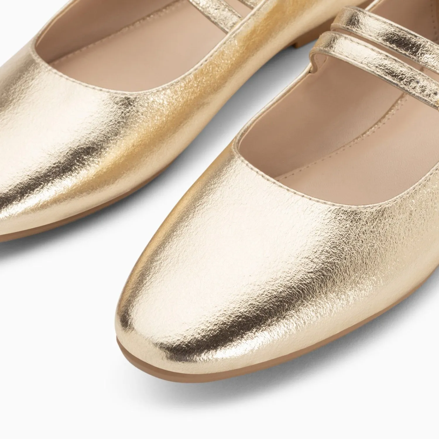 Vanessa Wu Mocassins, Derbies, Ballerines>Ballerines Luce Or A Doubles Brides