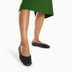 Vanessa Wu Mocassins, Derbies, Ballerines>Ballerines Provence Tressees Noires