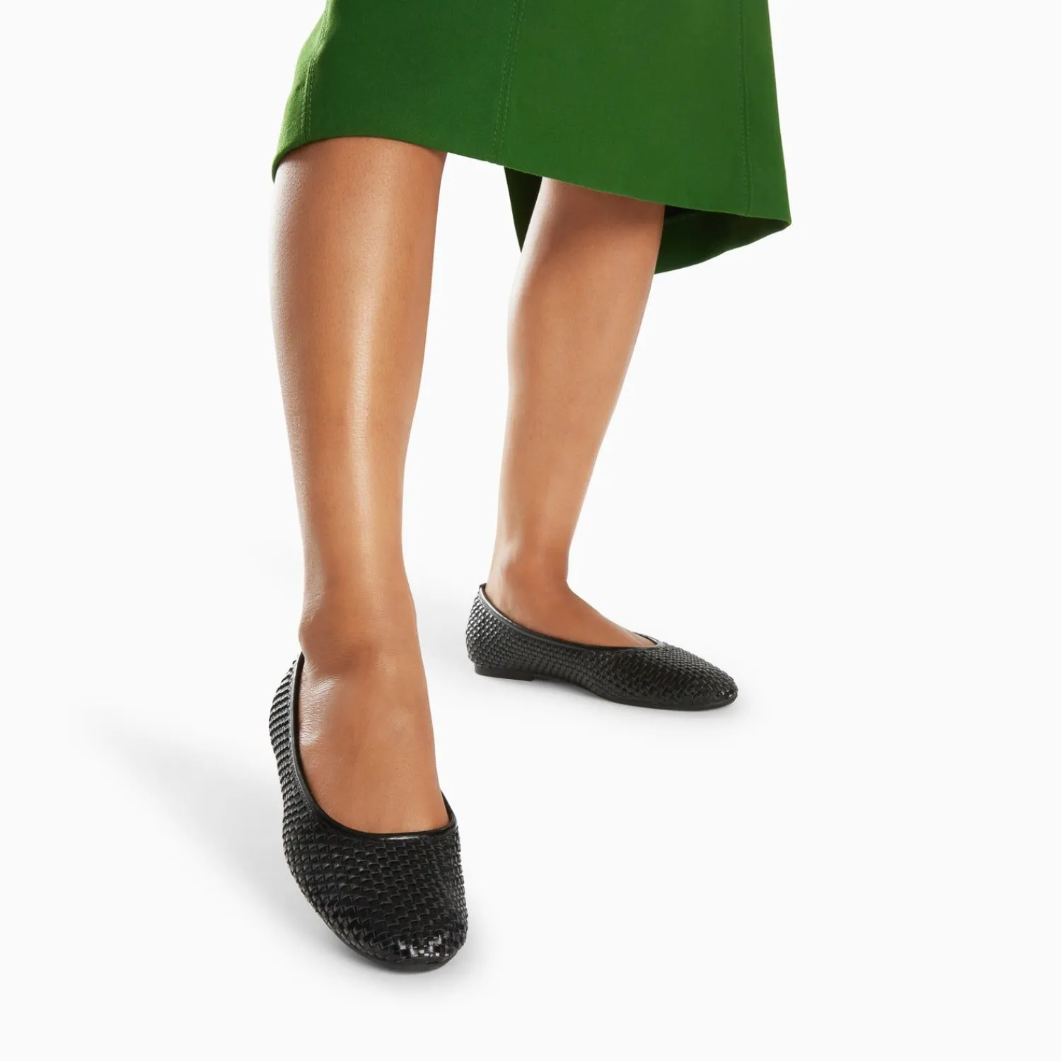 Vanessa Wu Mocassins, Derbies, Ballerines>Ballerines Provence Tressees Noires