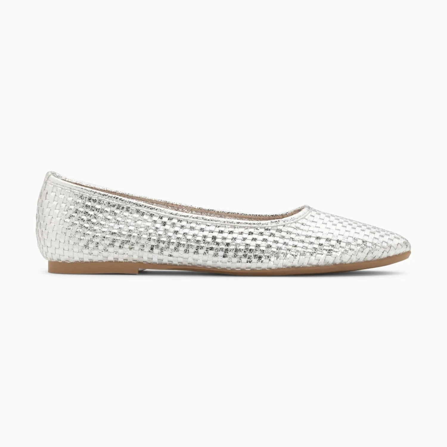 Vanessa Wu Mocassins, Derbies, Ballerines>Ballerines Provence Tressees Argent