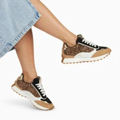 Vanessa Wu Sneakers>Baskets Cassandra Bronze A Paillettes Et Semelle Running