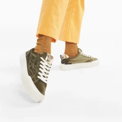 Vanessa Wu Sneakers>Baskets Eclair Jessie Kaki A Lacets