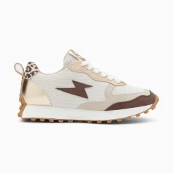 Vanessa Wu Sneakers>Baskets Eclair Kezia Beiges A Semelle Running