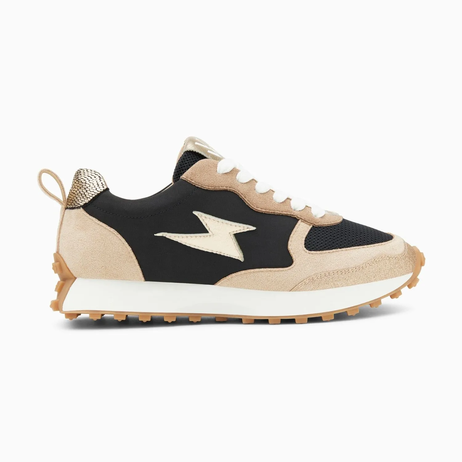Vanessa Wu Sneakers>Baskets Eclair Kezia Noires A Semelle Running