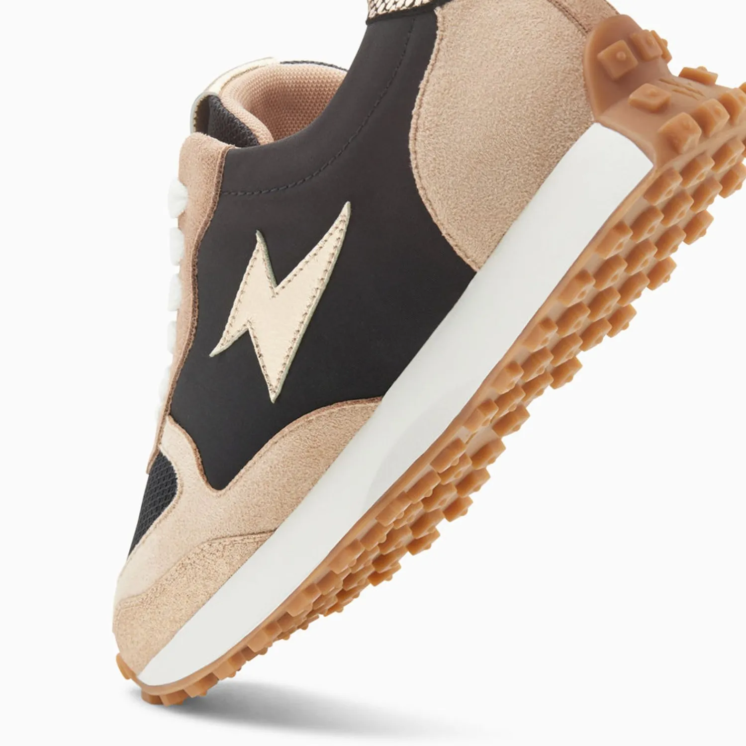 Vanessa Wu Sneakers>Baskets Eclair Kezia Noires A Semelle Running