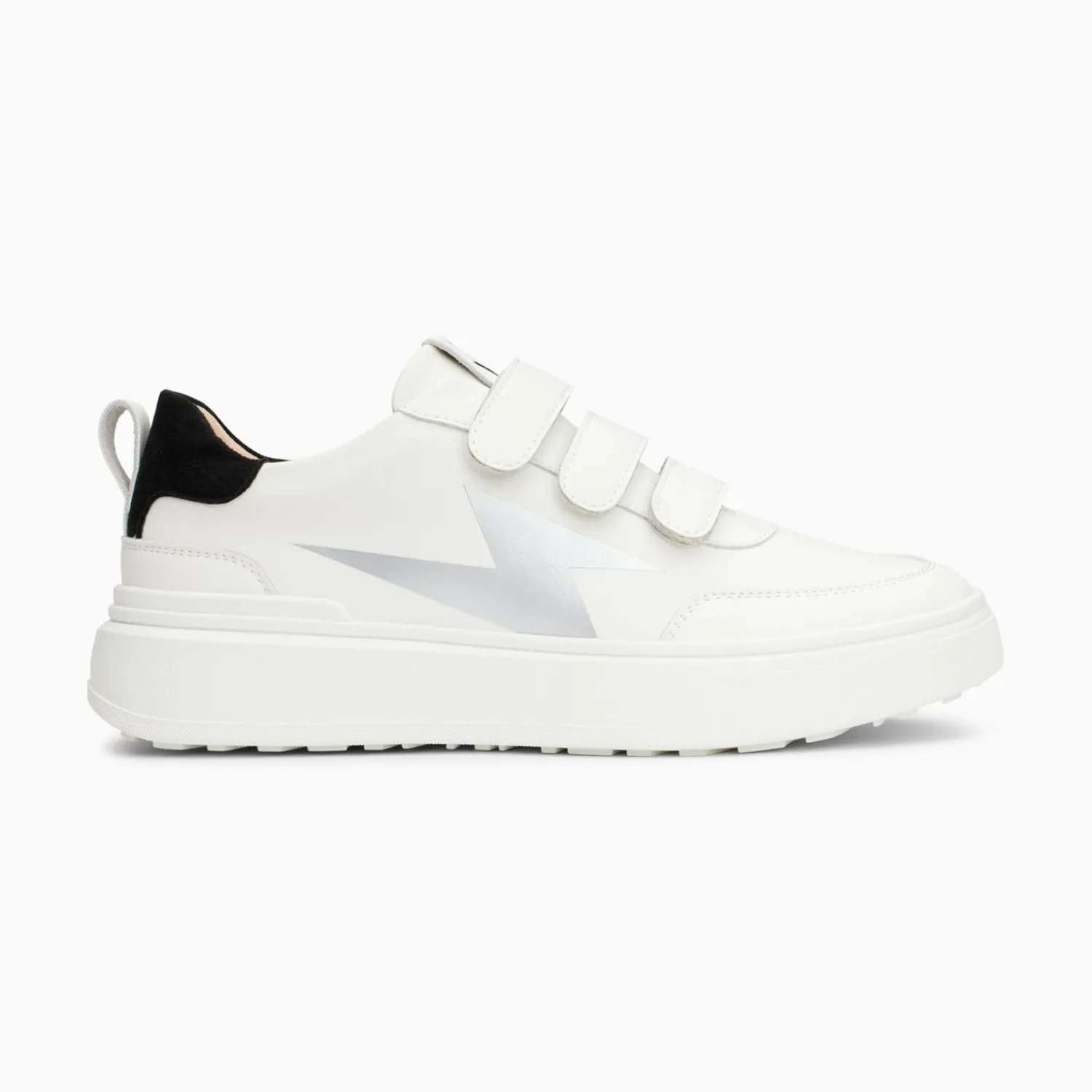 Vanessa Wu Sneakers>Baskets Eclair Lison Blanc Et Noir A Scratchs