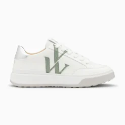Vanessa Wu Sneakers>Baskets Monogramme Candice Blanc Et Vert