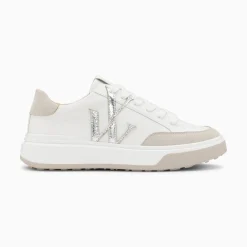 Vanessa Wu Sneakers>Baskets Monogramme Candice Blanc Et Gris