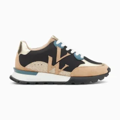 Vanessa Wu Sneakers>Baskets Monogramme Caterina Noir A Semelle Running