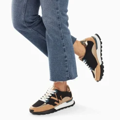 Vanessa Wu Sneakers>Baskets Monogramme Caterina Noir A Semelle Running