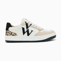Vanessa Wu Sneakers>Baskets Monogramme Esmee Blanc Et Noir