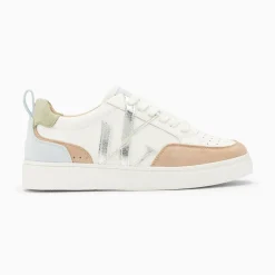 Vanessa Wu Sneakers>Baskets Monogramme Joyce Pastel Et Argent
