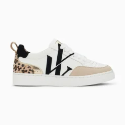 Vanessa Wu Sneakers>Baskets Monogramme Luna Blanc Et Noir