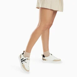 Vanessa Wu Sneakers>Baskets Monogramme Luna Blanc Et Noir