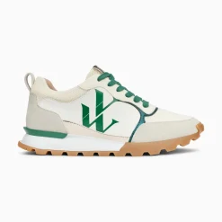 Vanessa Wu Sneakers>Baskets Monogramme Ombeline Vertes A Semelle Running