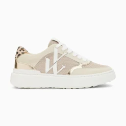 Vanessa Wu Sneakers>Baskets Monogramme Valentine Beiges