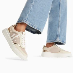 Vanessa Wu Sneakers>Baskets Monogramme Valentine Beiges