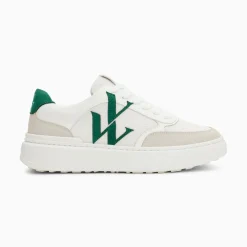 Vanessa Wu Sneakers>Baskets Monogramme Valentine Vertes