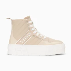 Vanessa Wu Sneakers>Baskets Montantes Madeline Beiges A Semelle Plateforme