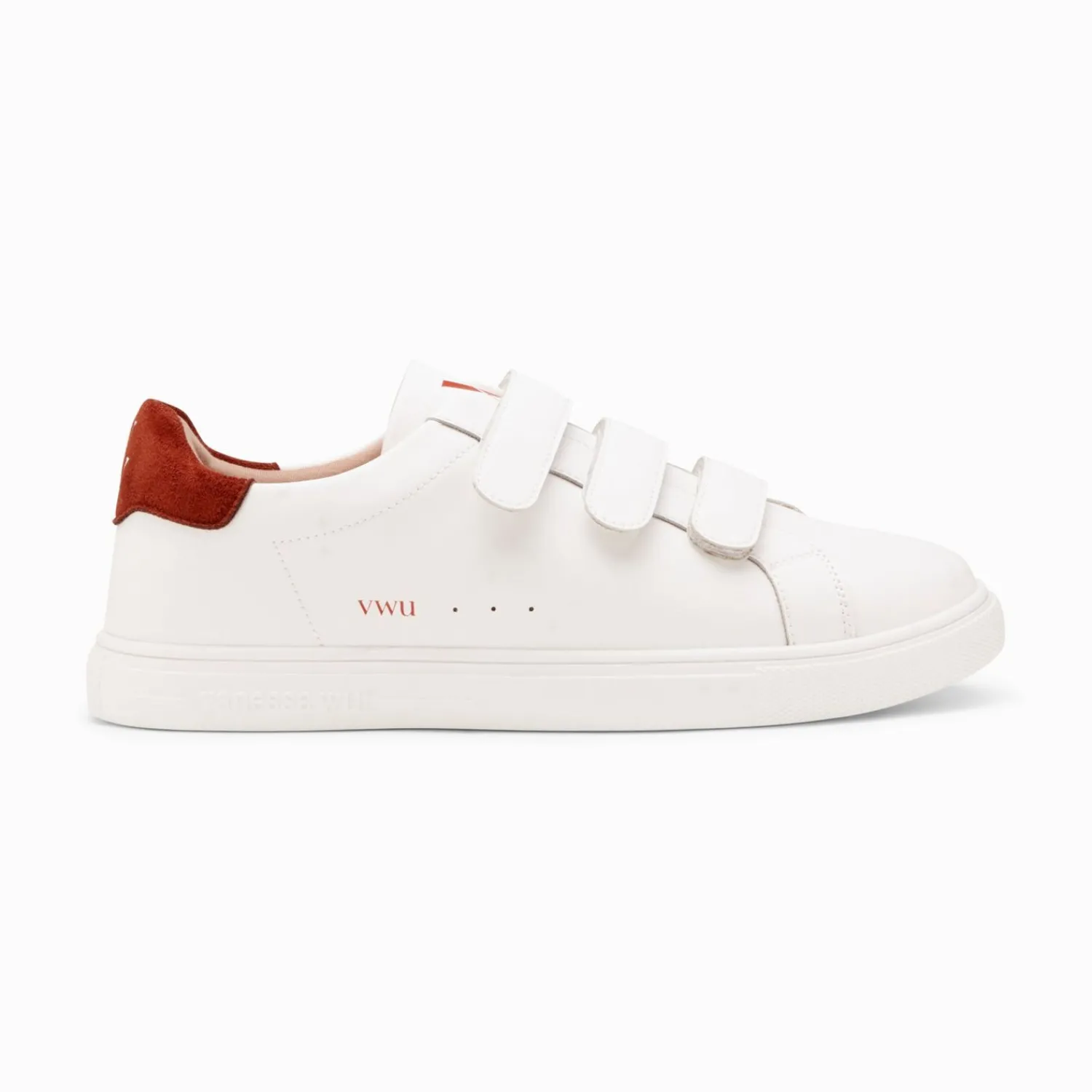 Vanessa Wu Sneakers>Baskets Nour Blanc Et Marron A Scratchs