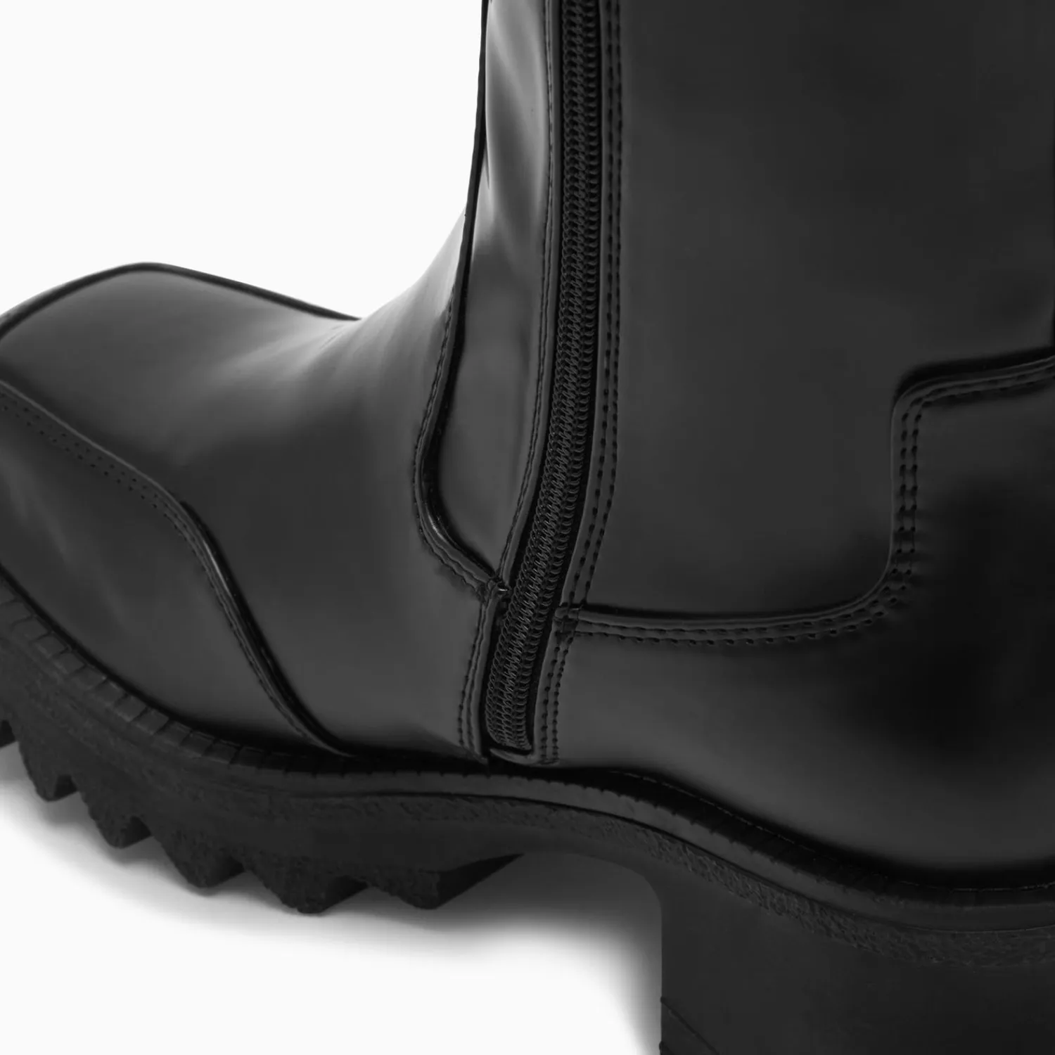 Vanessa Wu Bottes, Cuissardes>Bottes De Pluie Solaine Noires A Talon Crante