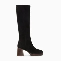Vanessa Wu Bottes, Cuissardes>Bottes Nia Noires A Talon Bois
