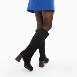 Vanessa Wu Bottes, Cuissardes>Bottes Nia Noires A Talon Bois