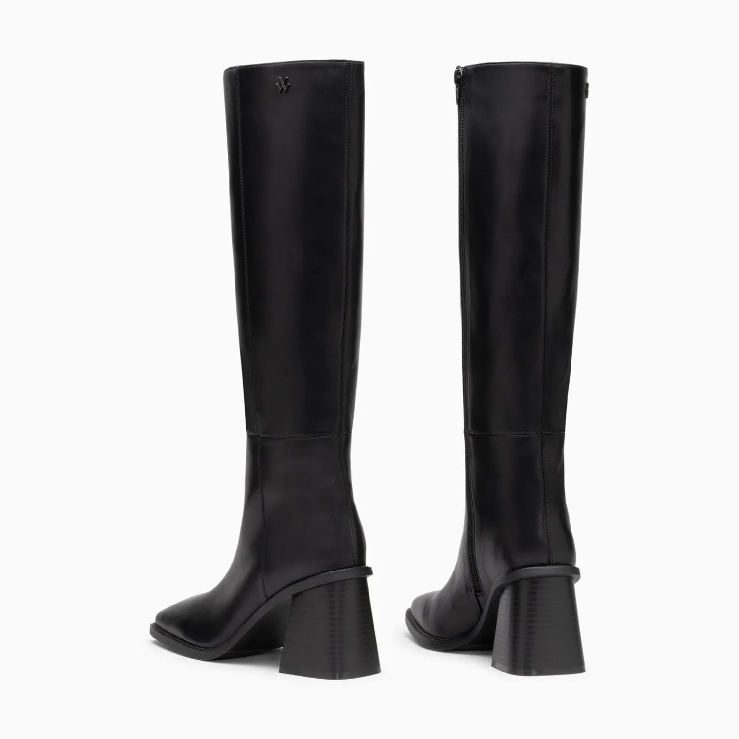 Vanessa Wu Bottes, Cuissardes>Bottes Rita Noires A Talon Trapeze