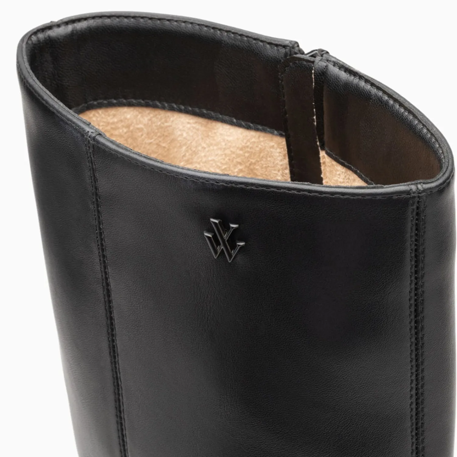Vanessa Wu Bottes, Cuissardes>Bottes Rita Noires A Talon Trapeze