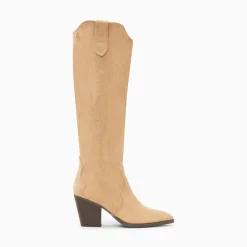 Vanessa Wu Bottes, Cuissardes>Bottes Santiags Sharon Beiges A Talon