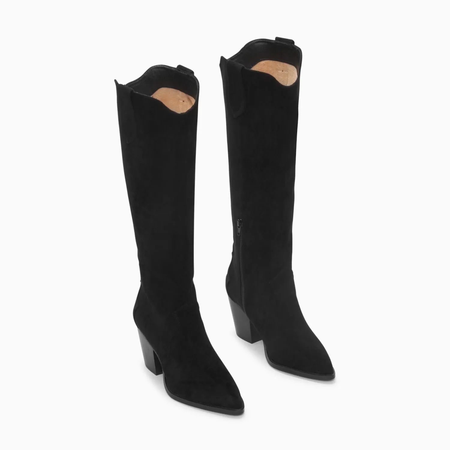 Vanessa Wu Bottes, Cuissardes>Bottes Santiags Sharon Noires A Talon
