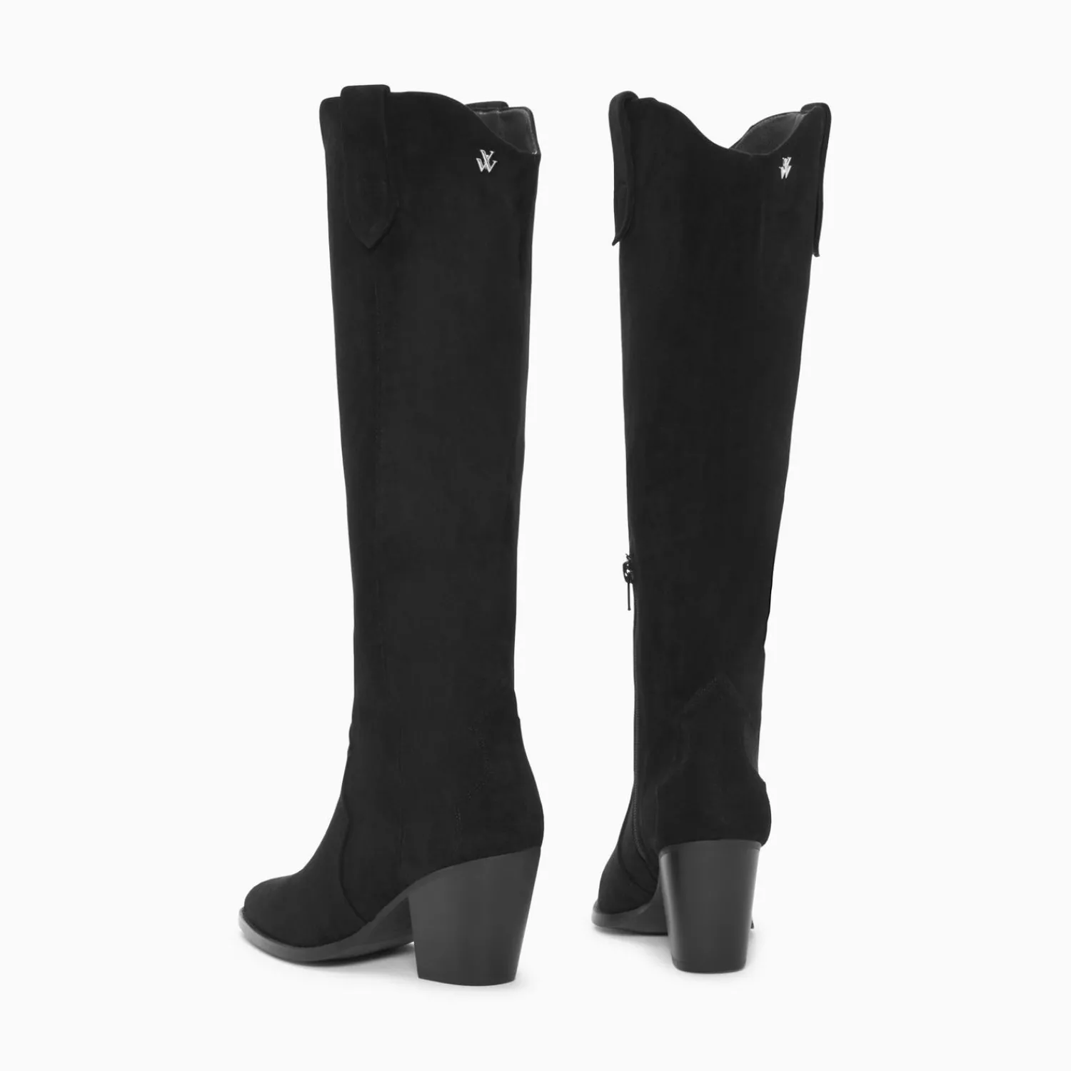 Vanessa Wu Bottes, Cuissardes>Bottes Santiags Sharon Noires A Talon