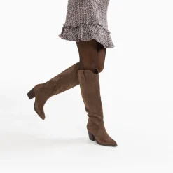 Vanessa Wu Bottes, Cuissardes>Bottes Santiags Sharon Taupe A Talon