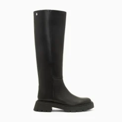 Vanessa Wu Bottes, Cuissardes>Bottes Sofia Noires A Semelle Crantee