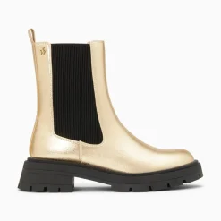 Vanessa Wu Bottines>Bottines Chelsea Phoebe Or A Semelle Oversize