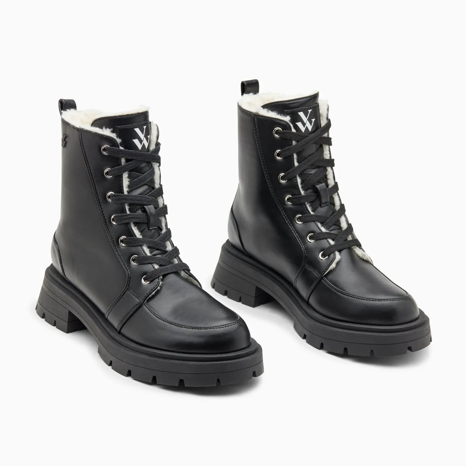 Vanessa Wu Bottines>Bottines Rangers Sally Noires