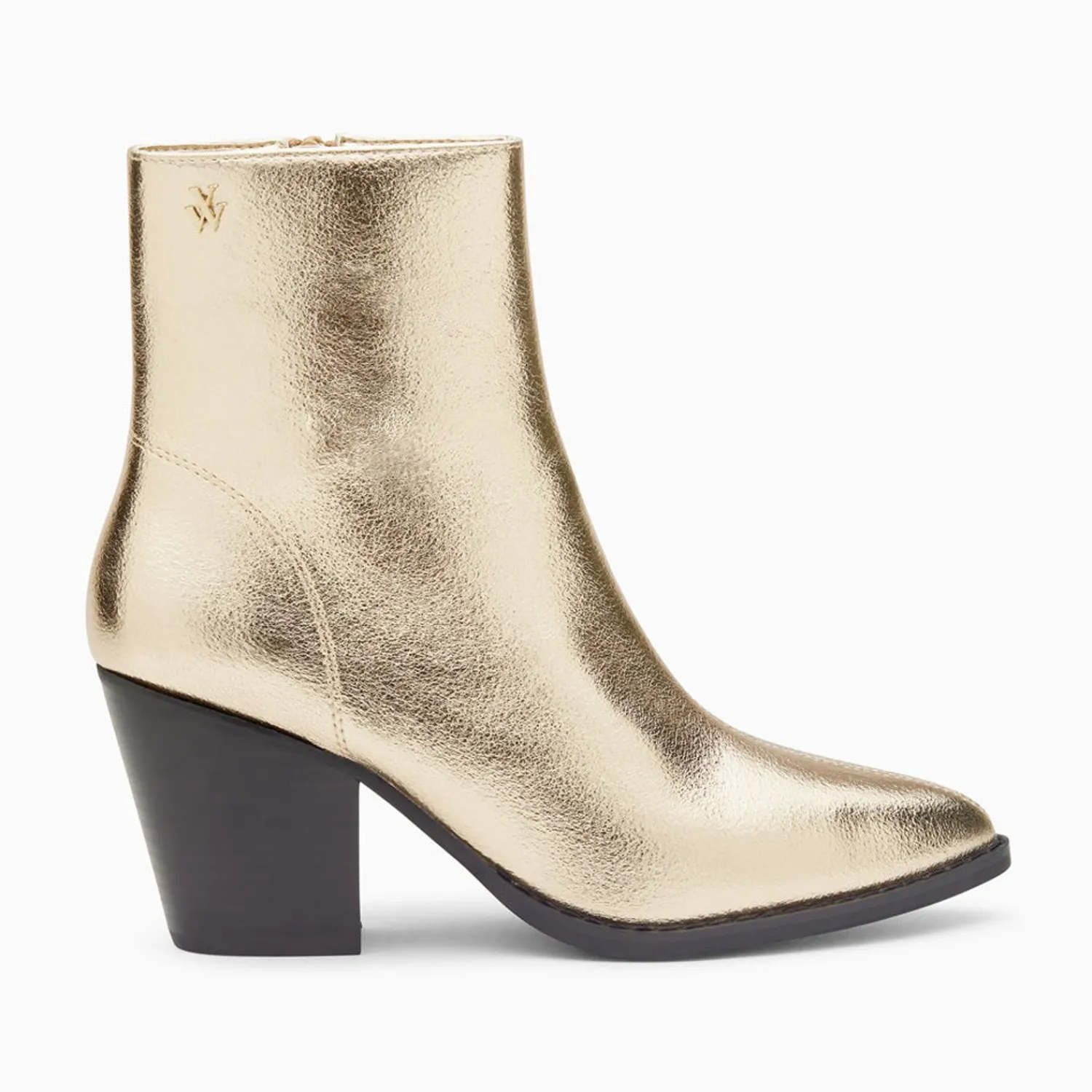 Vanessa Wu Bottines>Bottines Santiags Dina Or A Talon