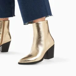 Vanessa Wu Bottines>Bottines Santiags Dina Or A Talon