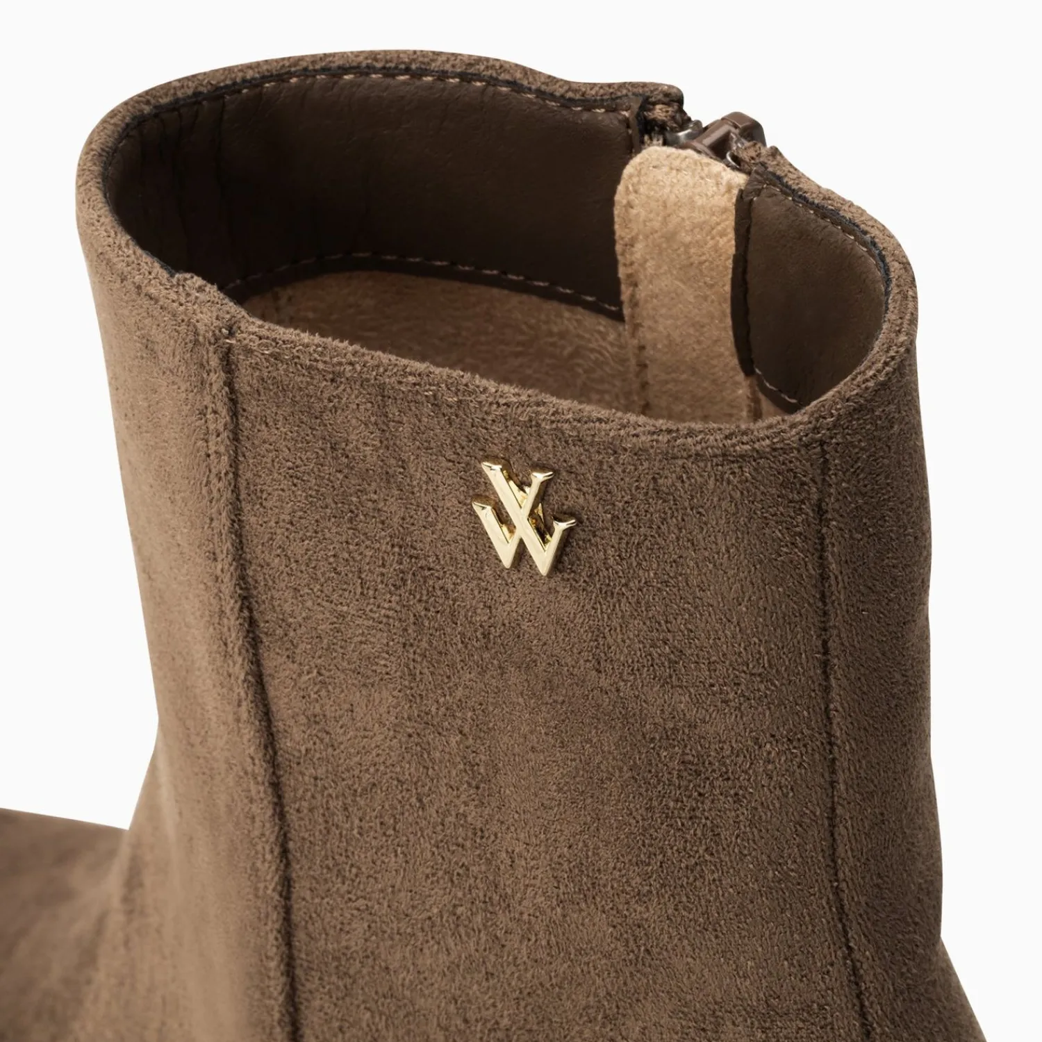 Vanessa Wu Bottines>Bottines Santiags Jenn Taupe A Talon