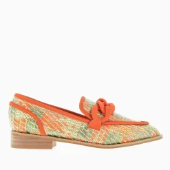 Vanessa Wu Mocassins, Derbies, Ballerines>Mocassins Barbara Orange A Chaine Mate