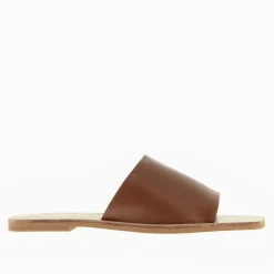 Vanessa Wu Sandales Plates>Mules Plates Sandra A Large Bride Camel