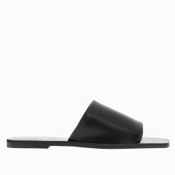 Vanessa Wu Sandales Plates>Mules Plates Sandra A Large Bride Noire