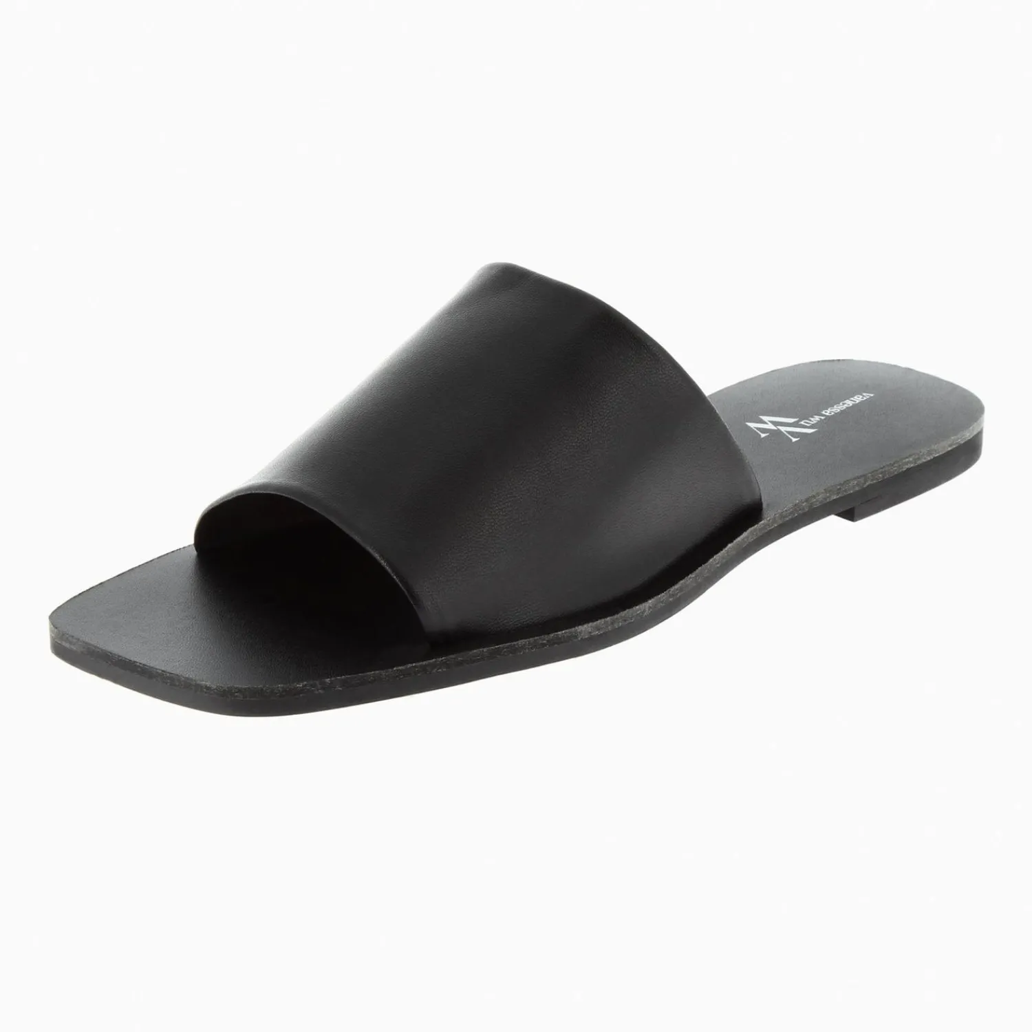 Vanessa Wu Sandales Plates>Mules Plates Sandra A Large Bride Noire