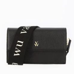 Vanessa Wu Sacs>Petit Sac Lia Noir A Rabat