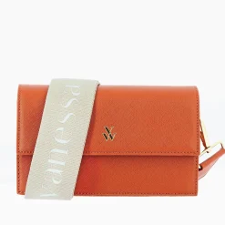 Vanessa Wu Sacs>Petit Sac Lia Orange A Rabat