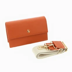 Vanessa Wu Sacs>Petit Sac Lia Orange A Rabat