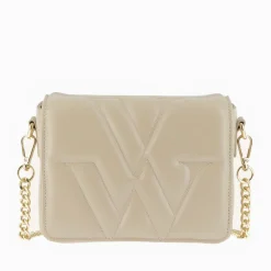 Vanessa Wu Sacs>Petit Sac Monogramme Annie Beige Matelasse A Rabat